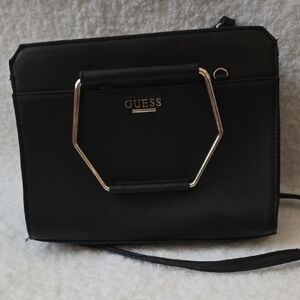 Guess Black Crossbody Bag with Sleek Design